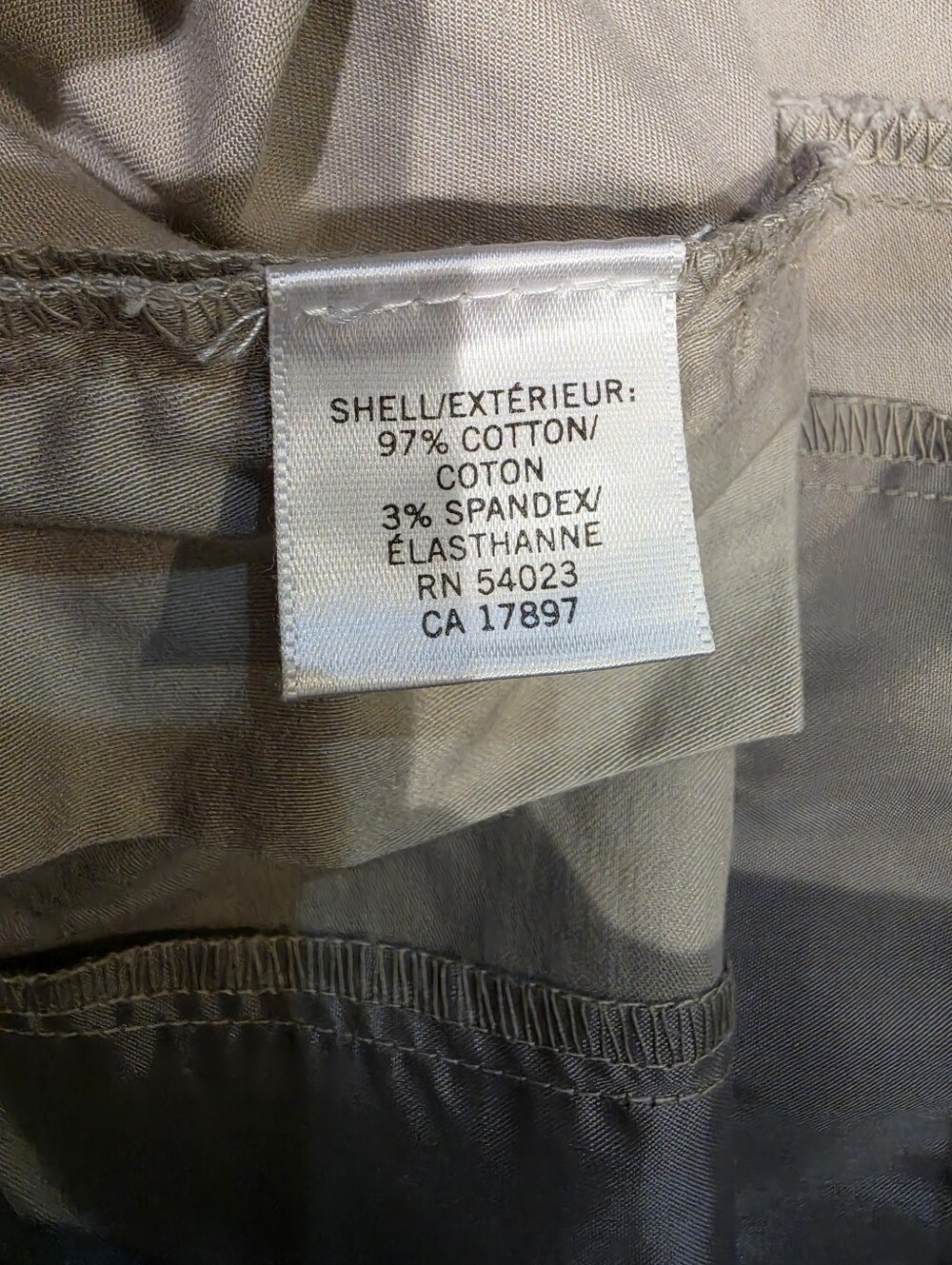 Banana Republic Ryan Fit Khaki Shorts Women's Size 2 Beige Stretch Casual Chino - Picture 4 of 5